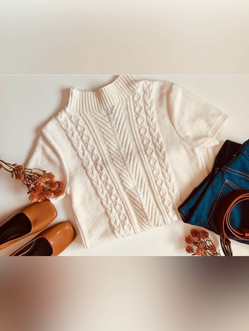 Gap Mock Neck Sweater Sz Med